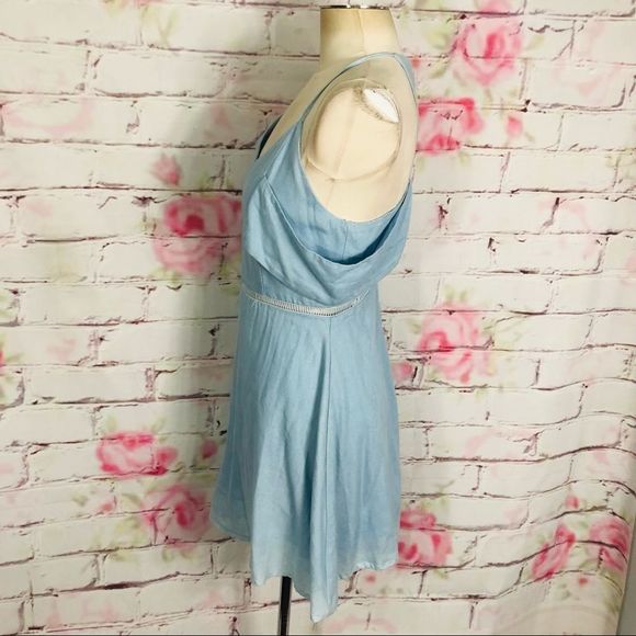 🔥🔥5 for $25🔥🔥 J.O.A. Light Blue off the shoulder fit and flare - Picture 5 of 11